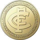 AFL Carlton Blues 2023 $1 Aluminium-Bronze Uncirculated Coin x10