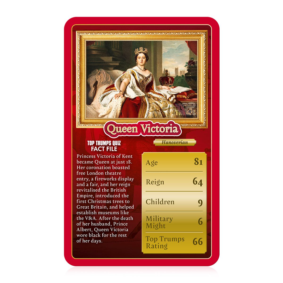 Kings and Queens Top Trumps