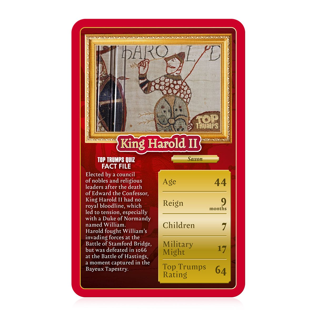 Kings and Queens Top Trumps