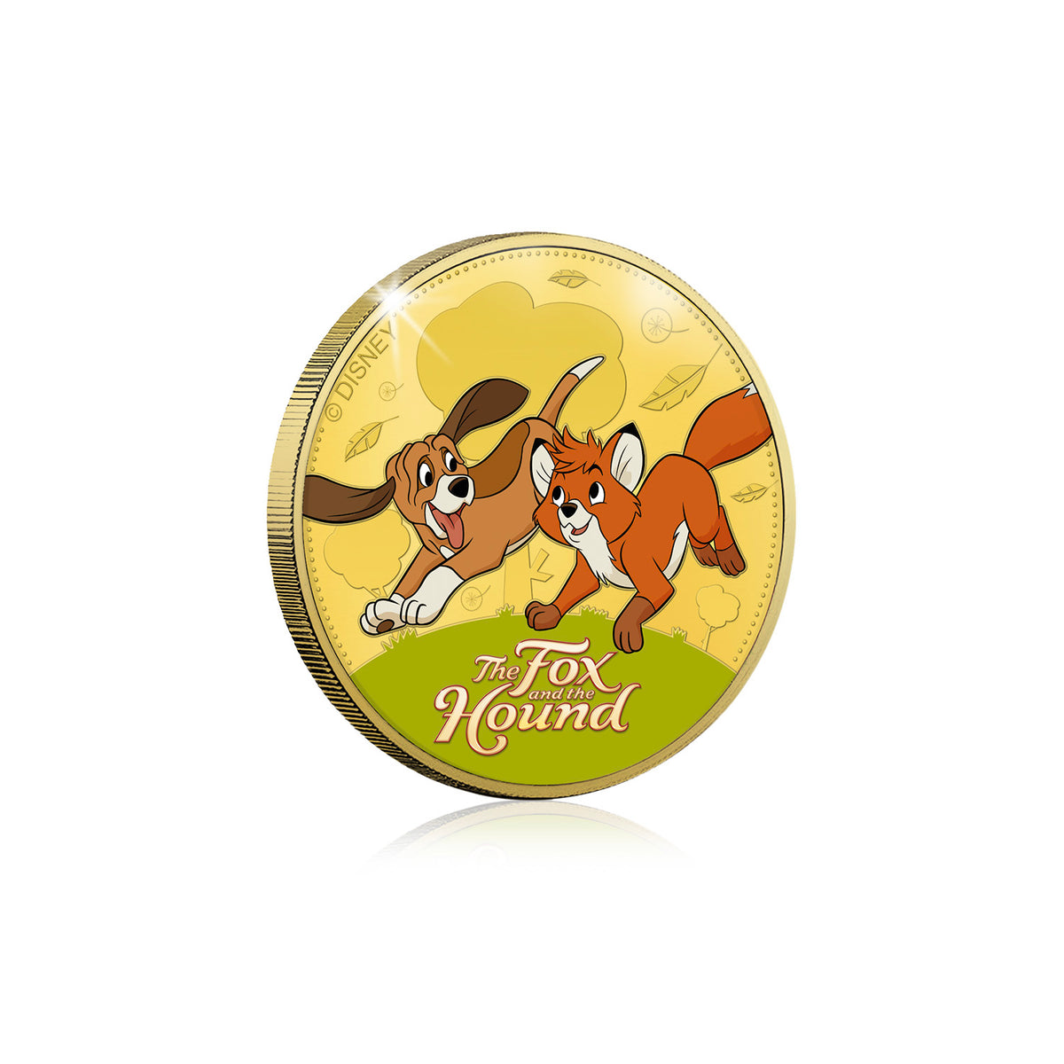 Disney Classics IV The Fox & the Hound Gold-plated Prooflike Commemorative