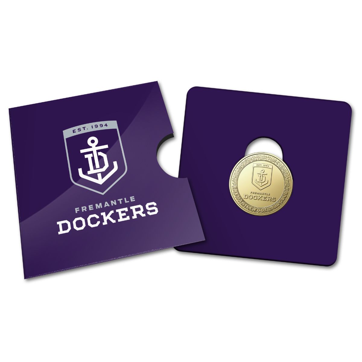 AFL Fremantle Dockers 2023 $1 Aluminium-Bronze Uncirculated Coin