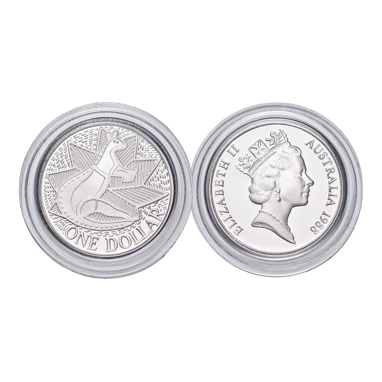 1988 Masterpieces in Silver 4-Coin Proof Set