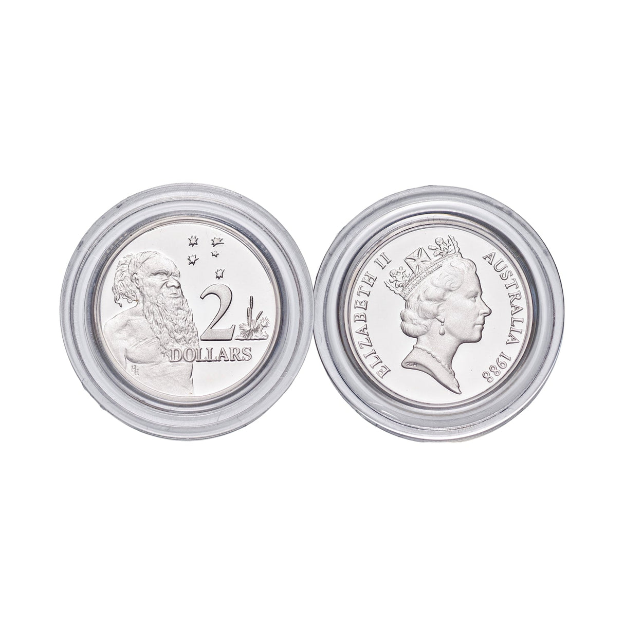 1988 Masterpieces in Silver 4-Coin Proof Set