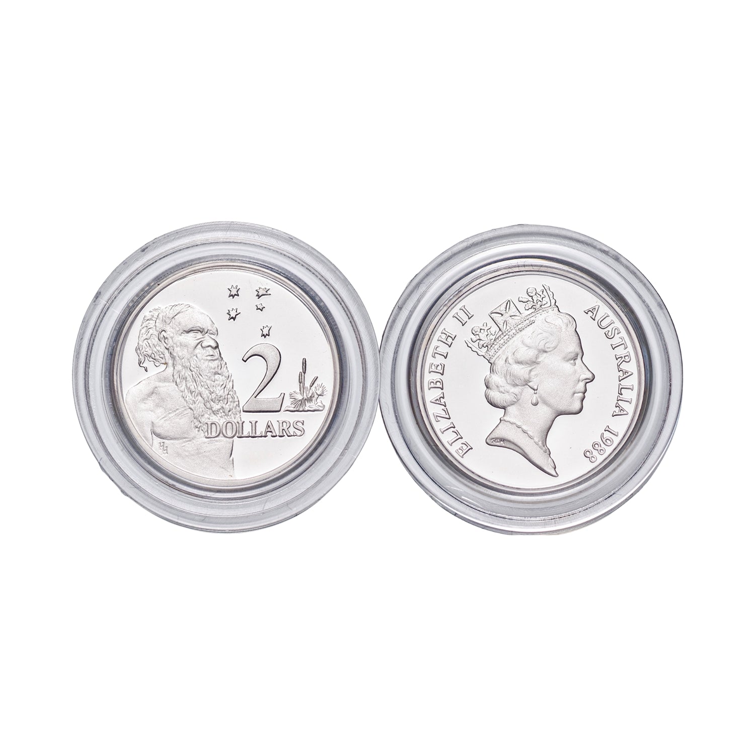 Australia Indigenous Elder 1988 $2 Silver Proof Coin – Downies