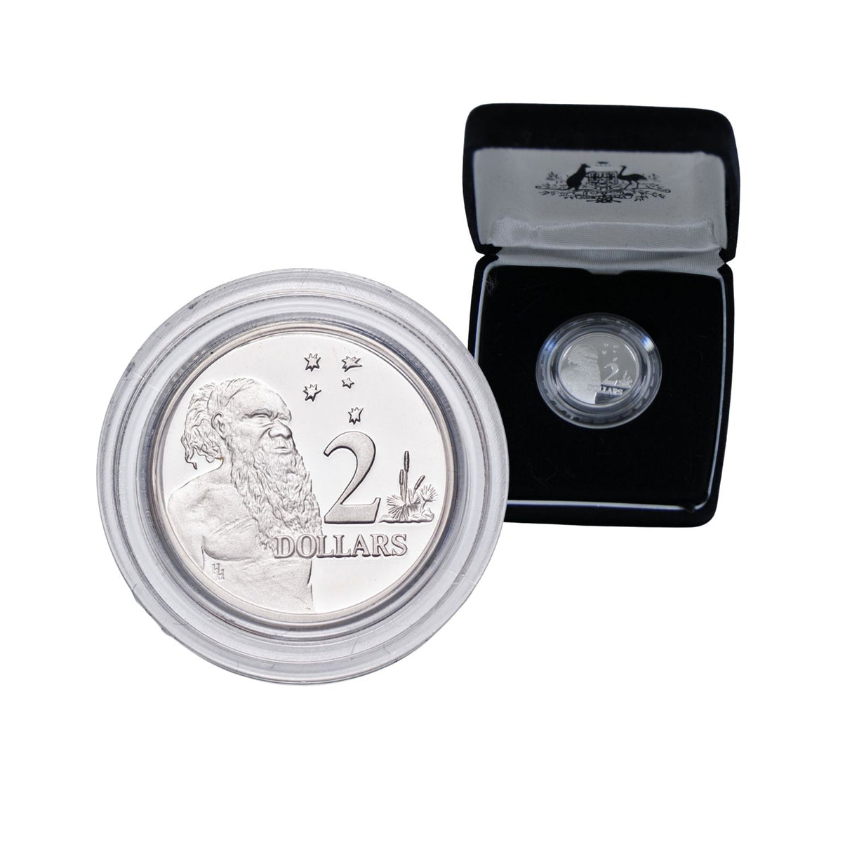 Australia Indigenous Elder 1988 $2 Silver Proof Coin