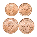 Australia Elizabeth II Perth Mint 1960 Halfpenny & Penny Proof Pair FDC