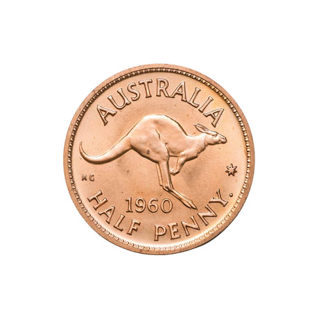 Australia Elizabeth II Perth Mint 1960 Halfpenny & Penny Proof Pair FDC
