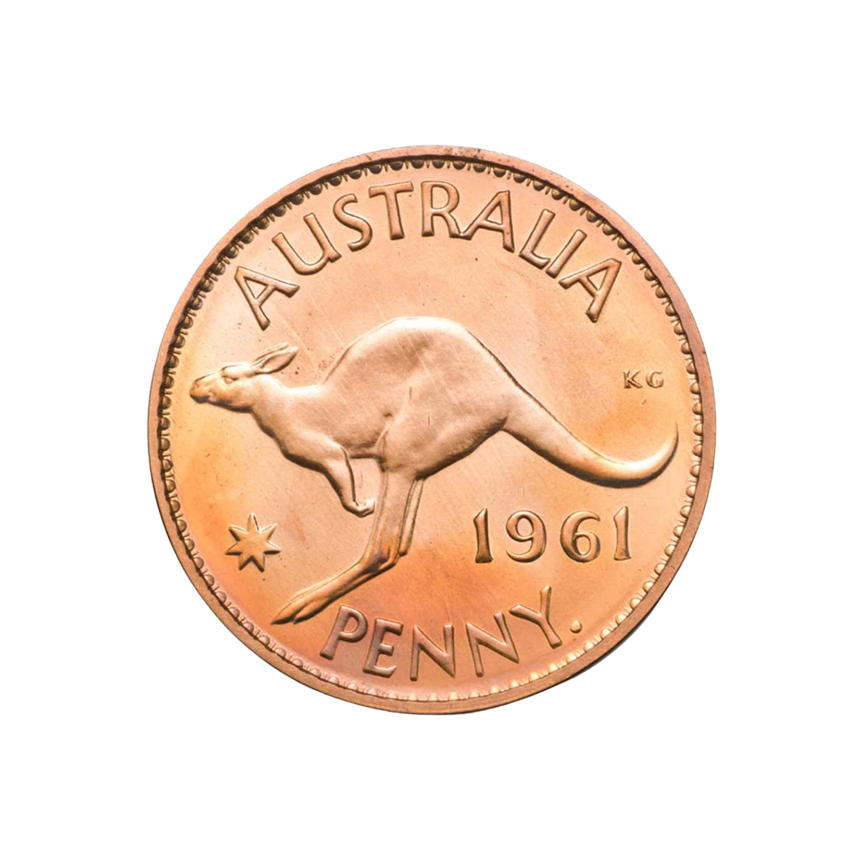 Australia Elizabeth II Perth Mint 1961 Halfpenny & Penny Proof Pair FDC