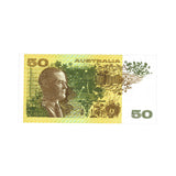 Australia 1985 $50 R509a Johnston/Fraser Gothic Uncirculated Banknote
