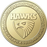 AFL Hawthorn Hawks 2023 $1 Aluminium-Bronze Uncirculated Coin x10