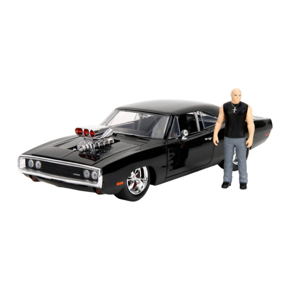 Fast & Furious 1970 Dodge Charger w/Dom Toretto 1:24 Scale Diecast Models