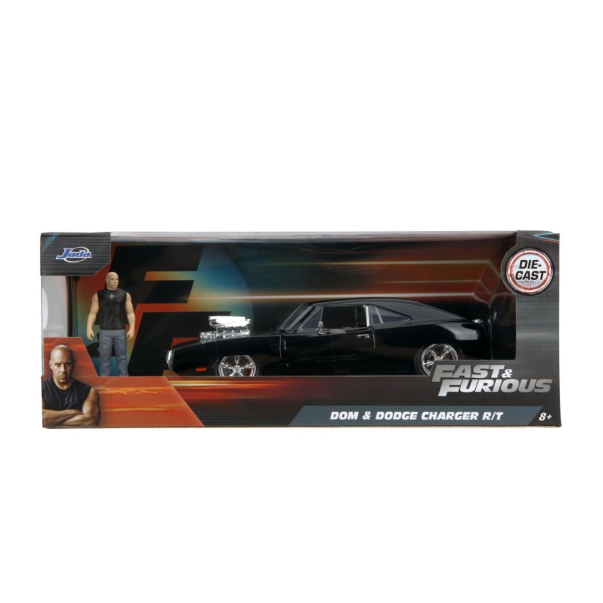 Fast & Furious 1970 Dodge Charger w/Dom Toretto 1:24 Scale Diecast Models