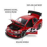 Fast & Furious 2006 Mitsubishi Lancer Evolution IX 1:24 Scale Diecast Model Car