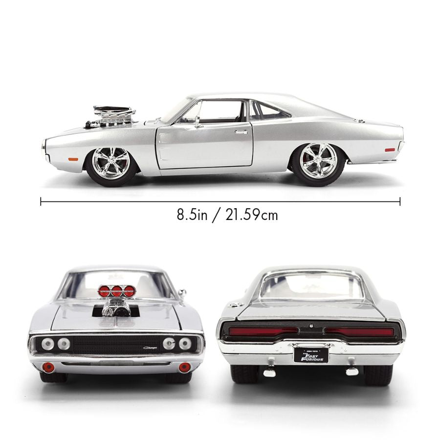 Fast & Furious Dom’s 1970 Dodge Charger 1:24 Scale Diecast Model Car