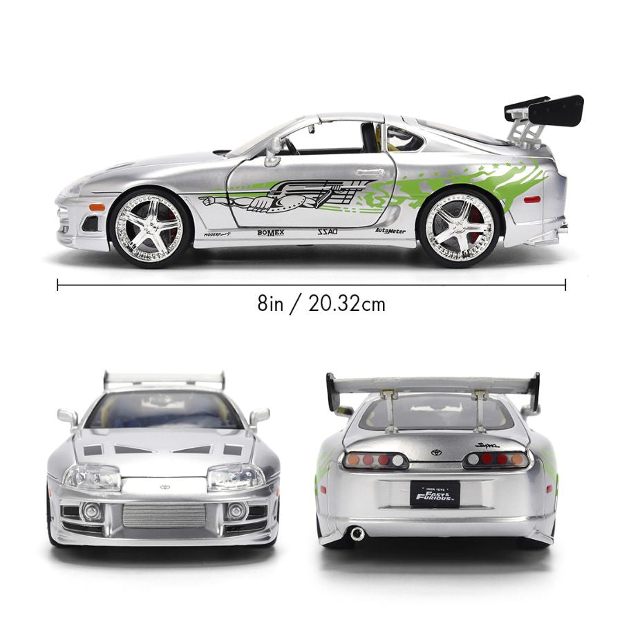Fast & Furious Brian's 1995 Toyota Supra Anniversary 1:24 Scale Diecast Model Car