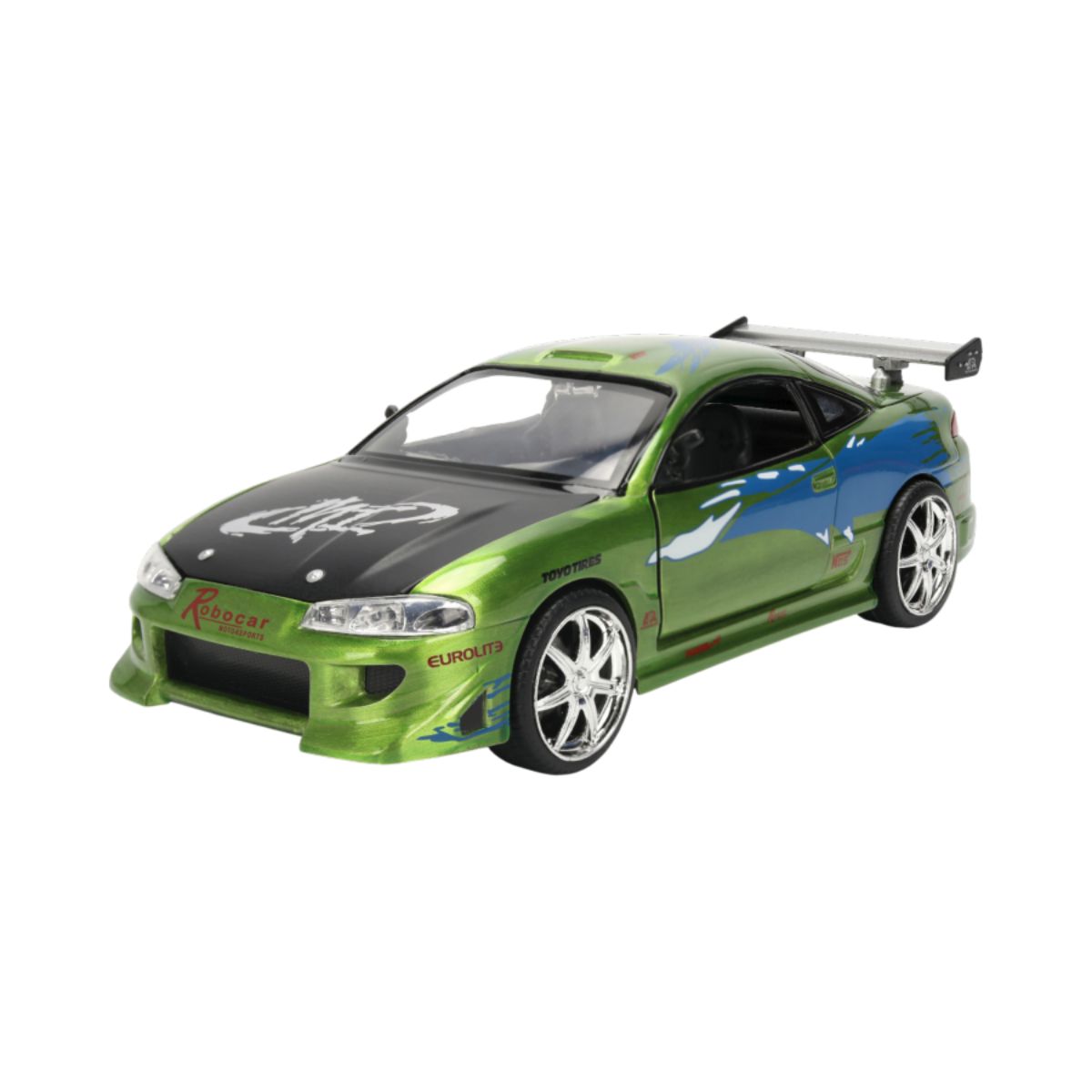 Fast & Furious Brian's 1995 Mitsubishi Eclipse 1:24 Scale Diecast Model Car