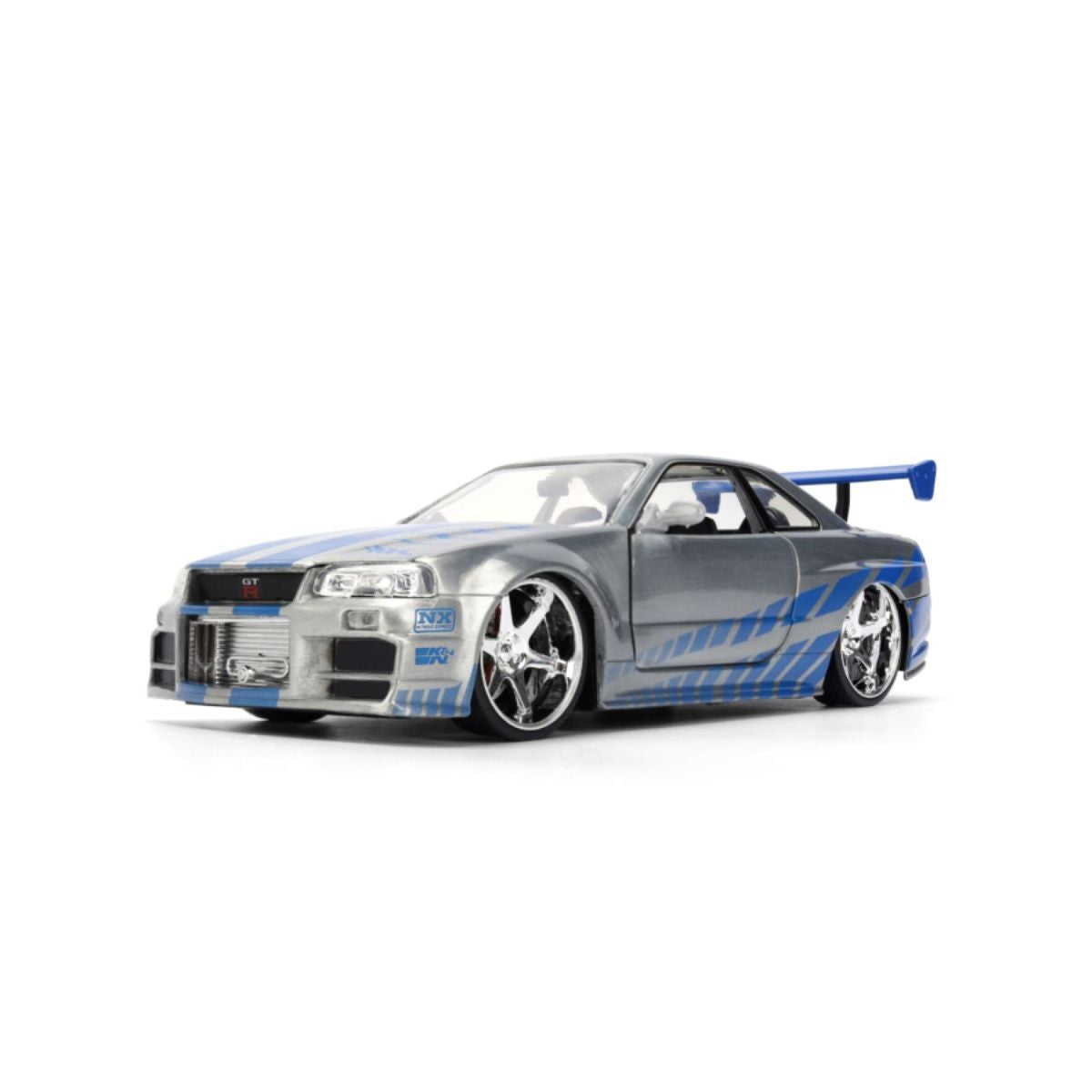 Fast & Furious Brian's 2002 Nissan Skyline GT-R (BNR34) 1:24 Scale Diecast Model Car