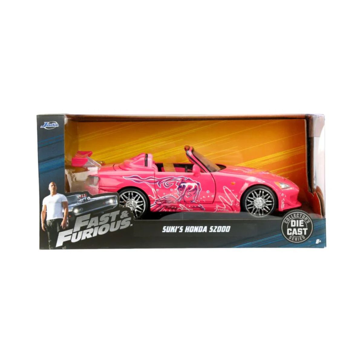 Fast & Furious Suki's 2001 Honda S2000 1:24 Scale Diecast Model Car