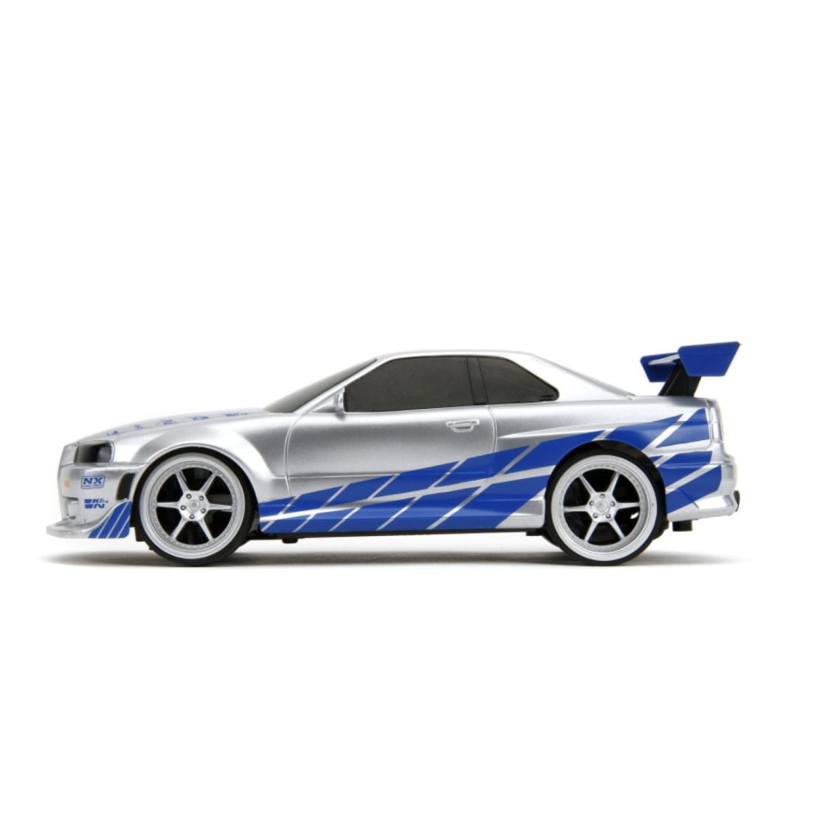Fast & Furious 2002 Nissan Skyline GT-R (BNR34) 1:24 Scale Remote Control Model Car