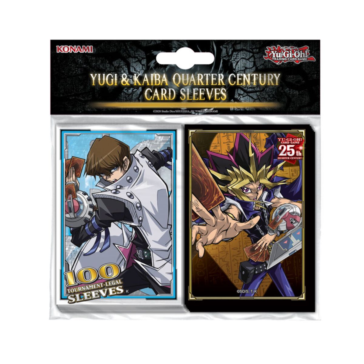 Yu-Gi-Oh! Yugi & Kaiba Quarter Century Card Sleeves (100)