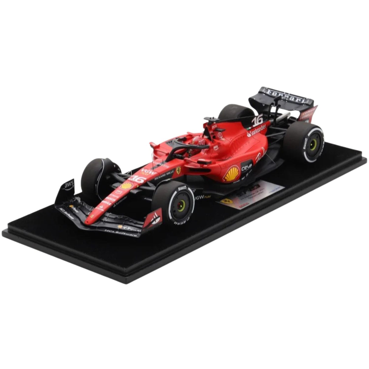 Scuderia Ferrari SF23 No.16 Scuderia Ferrari 3rd Azerbaijan GP 2023 Charles Lerlerc - 1:18 Scale Resin Model Car