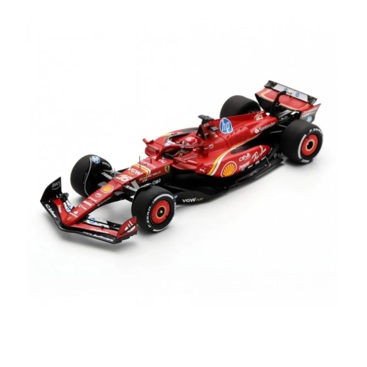 Ferrari SF-24 No.16 Winner Monaco GP 2024 - Charles Leclerc - 1:18 Scale Resin Model Car