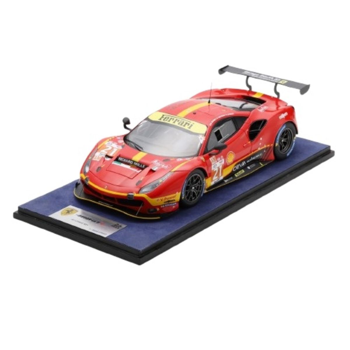 Ferrari 488 GTE EVO No.21 AF CORSE - 24H LE MANS 2023 - 1:18 SCALE RESIN MODEL CAR