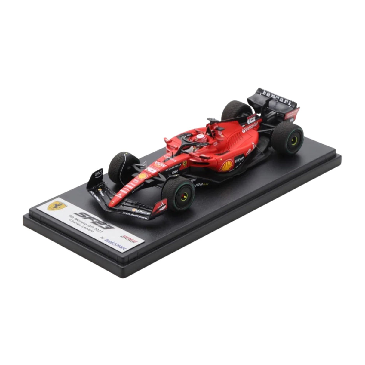 Scuderia Ferrari SF23 No. 16 Scuderia Ferrari 6th Monaco GP 2023 Charles Lerlerc - 1:43 Scale Resin Model Car
