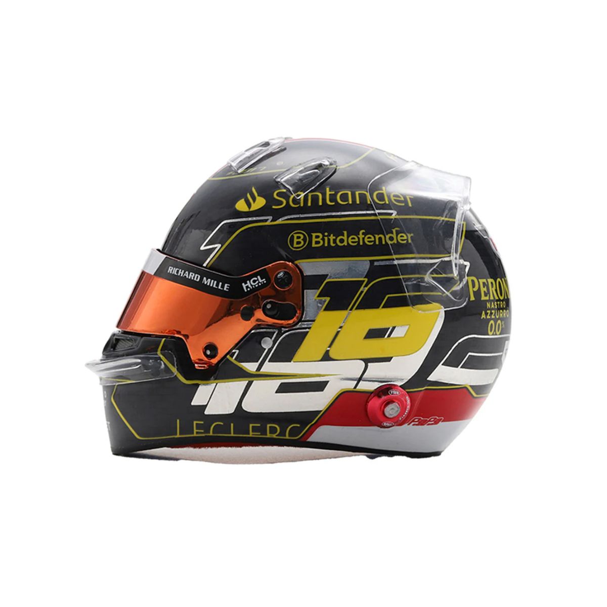 Charles Leclerc Monza GP 2024 - 1:5 Scale Resin Model Helmet