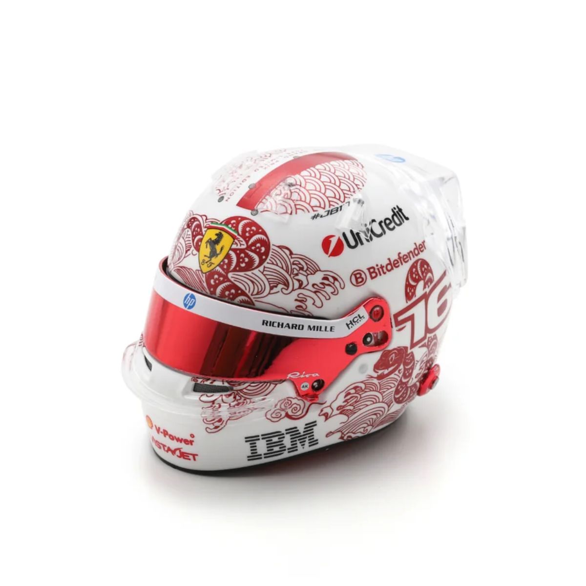 Charles Leclerc – Scuderia Ferrari HP China GP 2025 - 1:5 Scale Resin Model Helmet