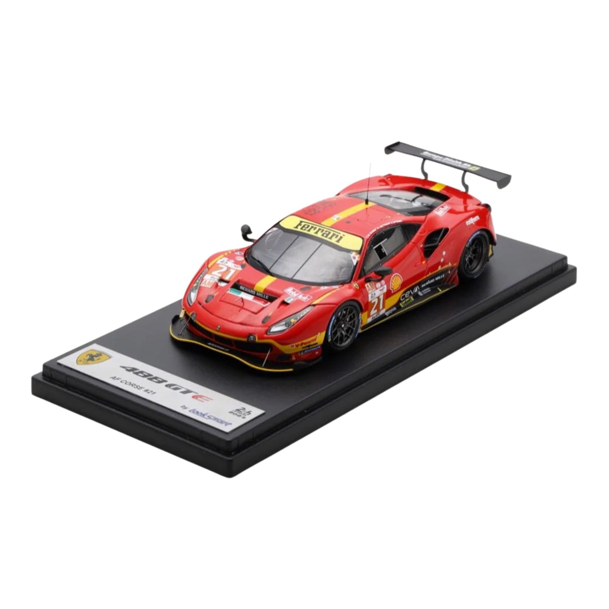 Ferrari 488 GTE EVO No.21 AF Corse 24H Le Mans 2023 S. Mann J. Piguet U. de Pauw -  1:43 Scale Resin Model Car