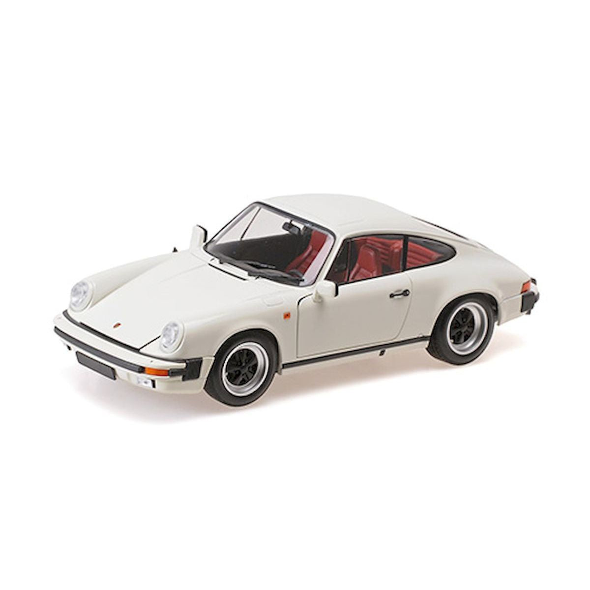 PORSCHE 911 CARRERA COUPE 3.2 - 1983 - WHITE - 1:18 Scale Diecast Model Car