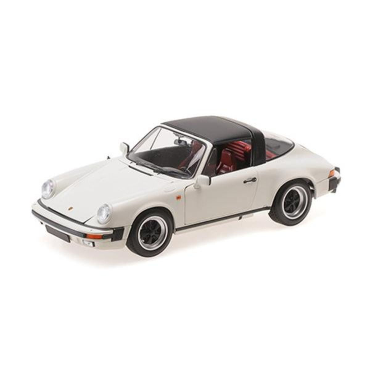 Porsche 911 Carrera 3.2 Targa 1983 White - 1:18 Scale Diecast Model Car