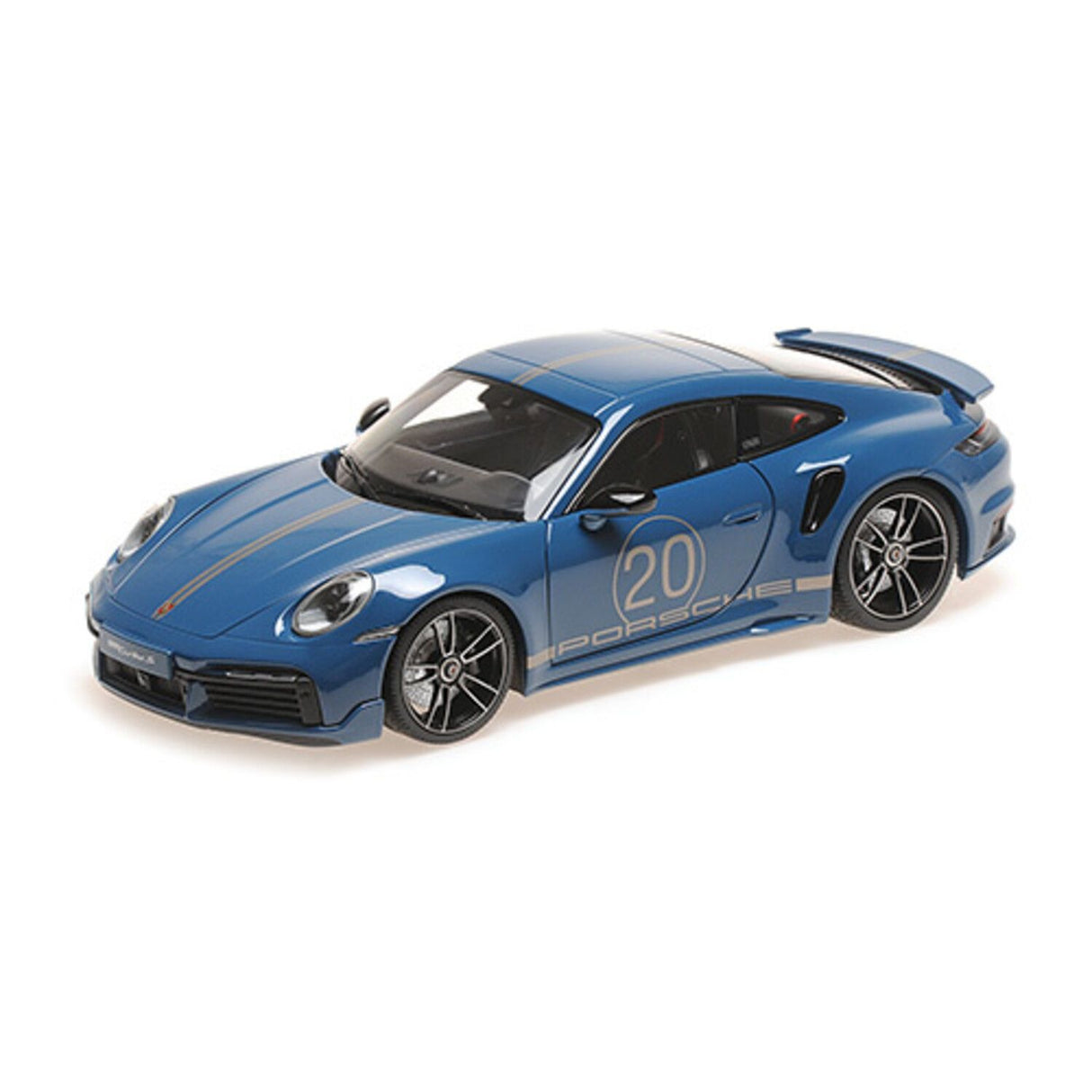 PORSCHE 911 (992) TURBO S COUPE SPORT DESIGN 2021 - 1:18 Scale Diecast Model Car