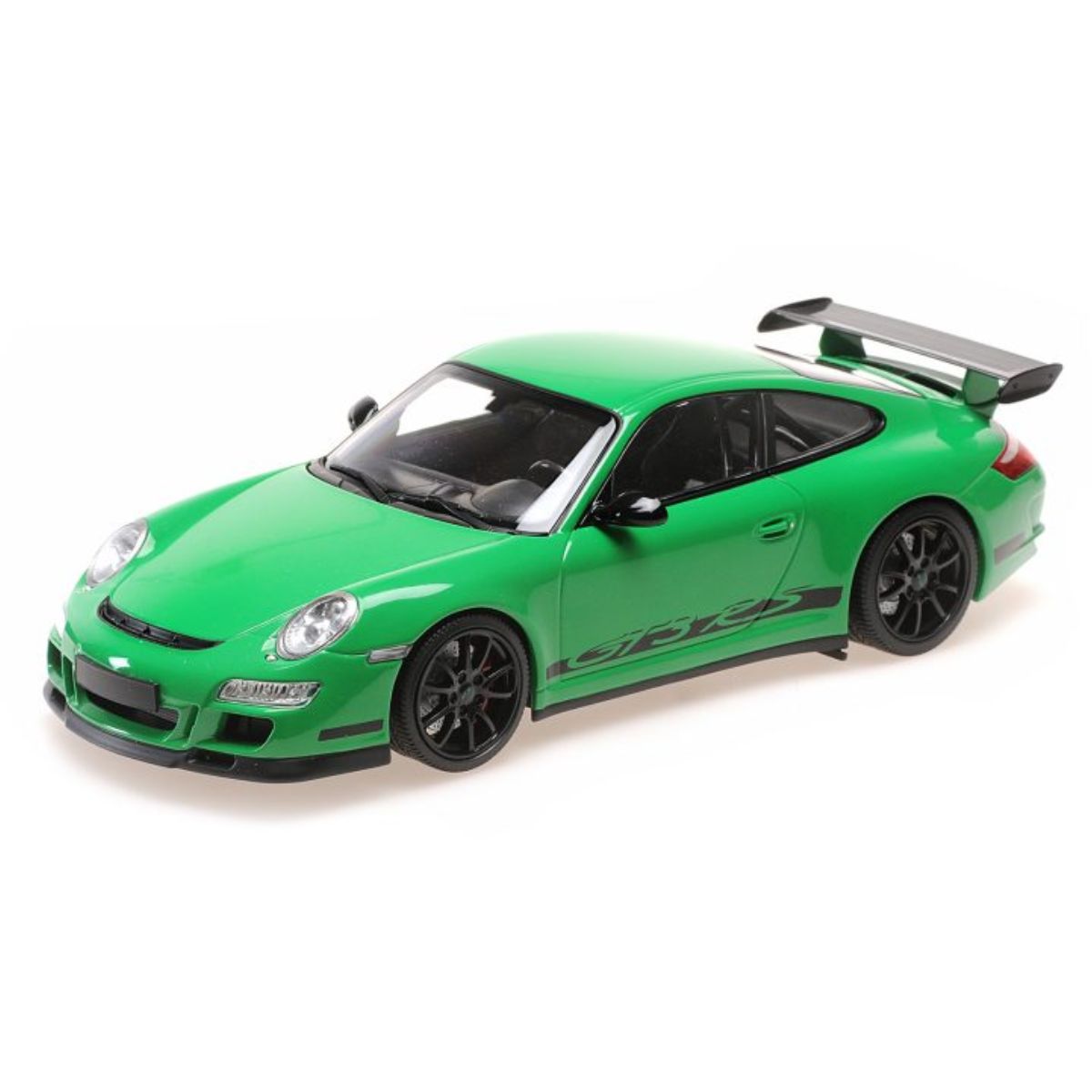 PORSCHE 911 GT3 RS - 2007 - GREEN - 1:18 Scale Diecast Model Car