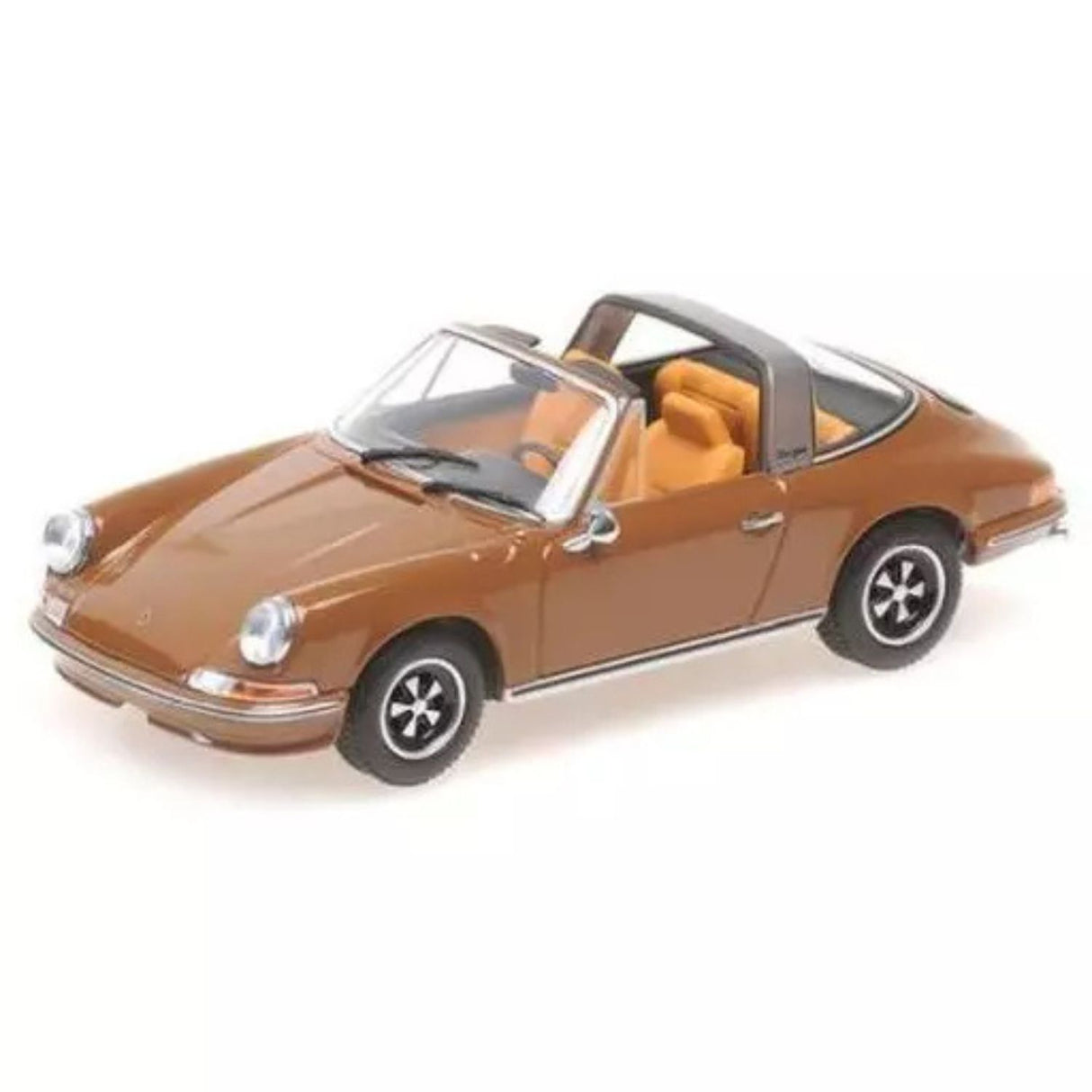 PORSCHE 911 TARGA - 1972 - BROWN - 1:43 Scale Diecast Model Car