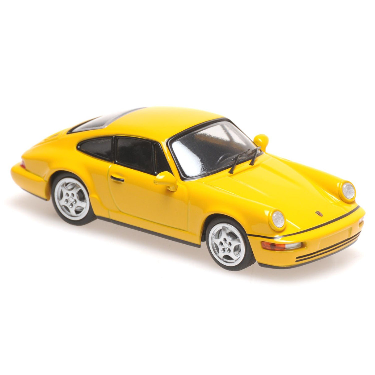 PORSCHE 911 CARRERA 1992 - YELLOW - 1:43 Scale Diecast Model Car