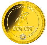 Star Trek  2023 50c Pavel Chekov Gold-plated Prooflike Coin