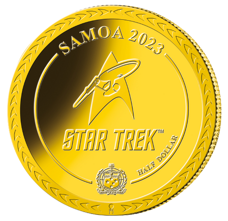 Star Trek  2023 50c Scotty Gold-plated Prooflike Coin