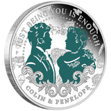 Bridgerton - Colin & Penelope 2026 50c Colour 1/2oz Silver Proof Coin
