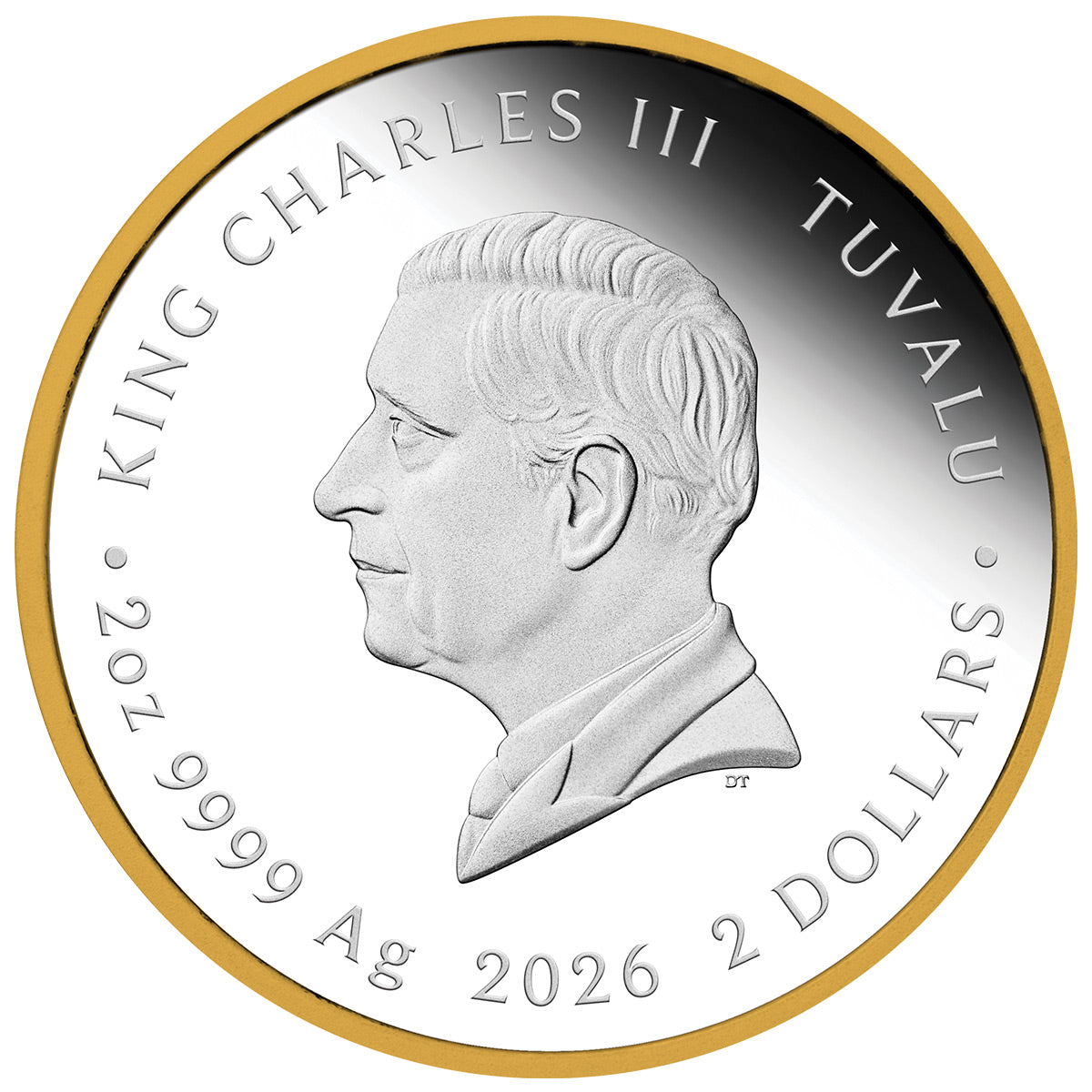 House of Bridgerton 2026 $2 Gold-plated 2oz Silver Proof Coin