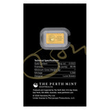 Bon Scott 80th Anniversary 1 Gram Gold Bar