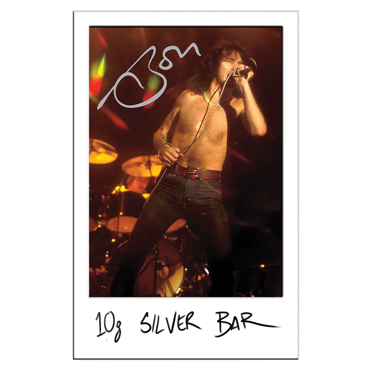 Bon Scott 80th Anniversary 10 Gram Silver Bar