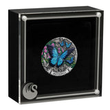 Australia Butterfly 2026 $2 Colour 2oz Silver Antique Coin