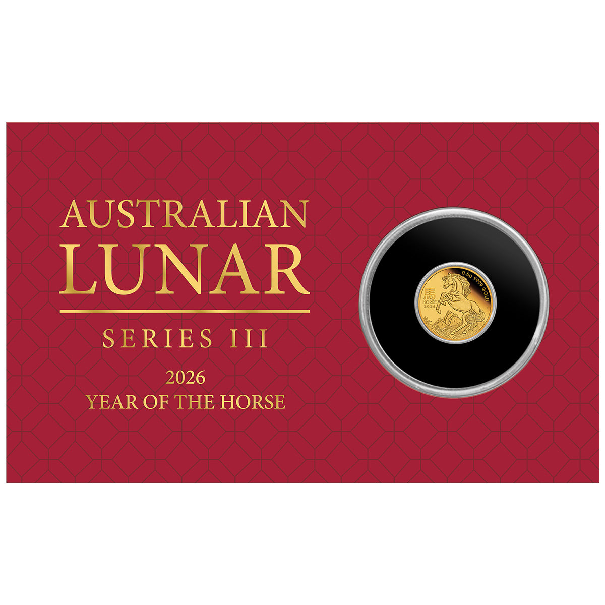 Australia Lunar Year of the Horse 2026 $2 0.5g Gold Proof Coin