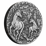 Australia Lunar Year of the Horse 2026 $2 2oz Silver Antique Coin