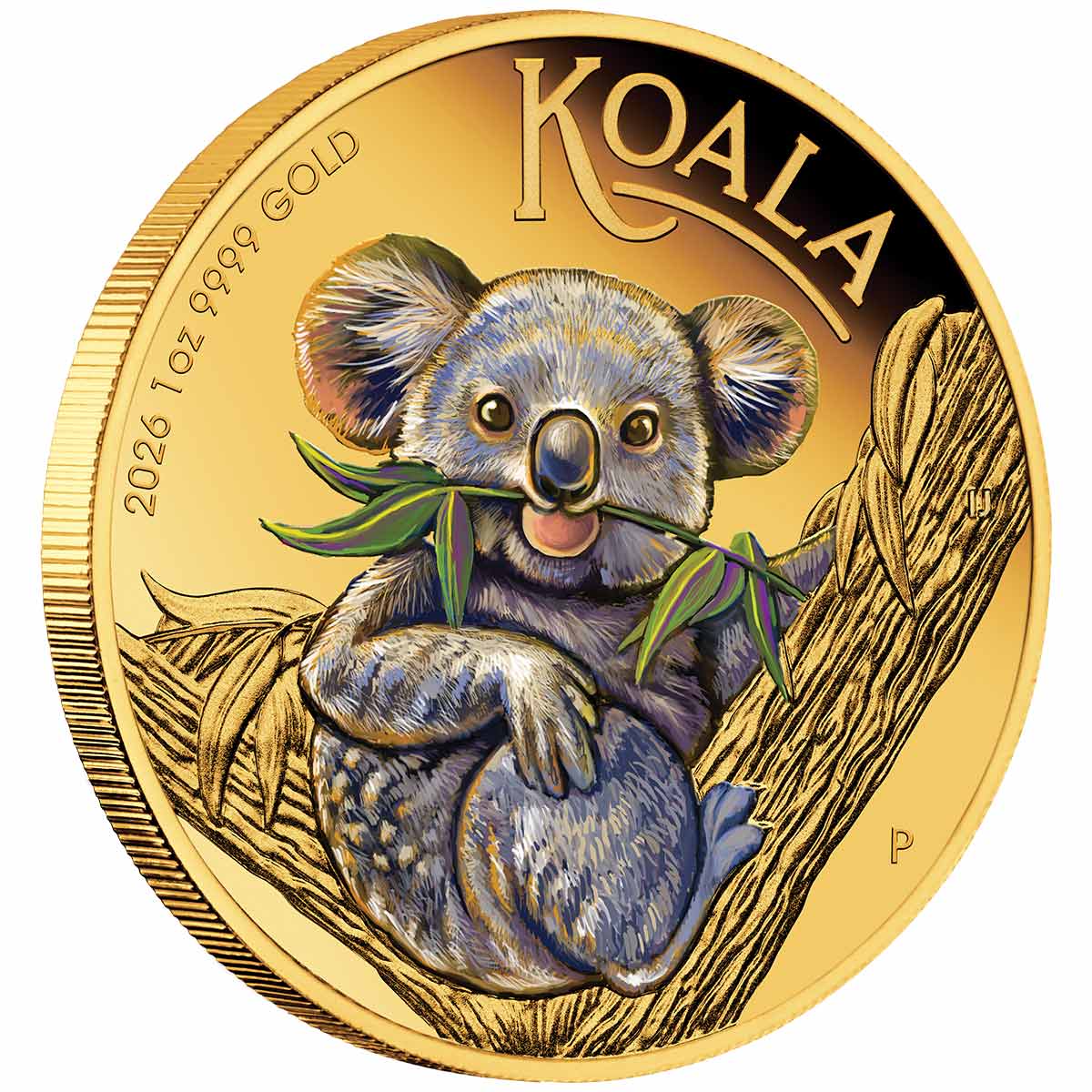 Australia Koala 2026 $100 Colour 1oz Gold Proof Coin