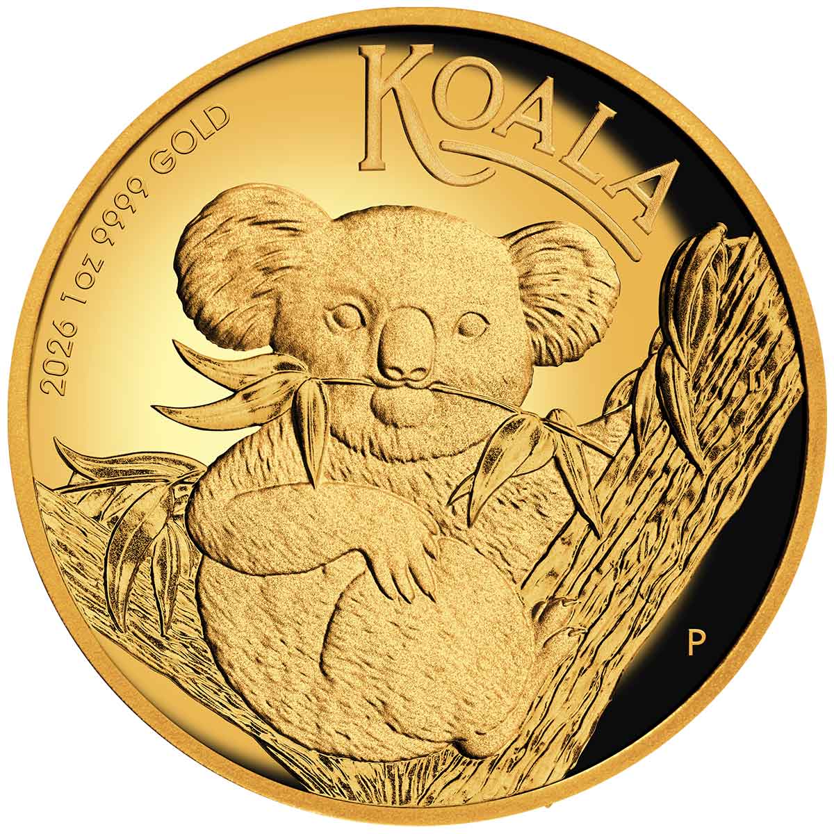 Australia Koala 2026 $100 High Relief 1oz Gold Proof Coin