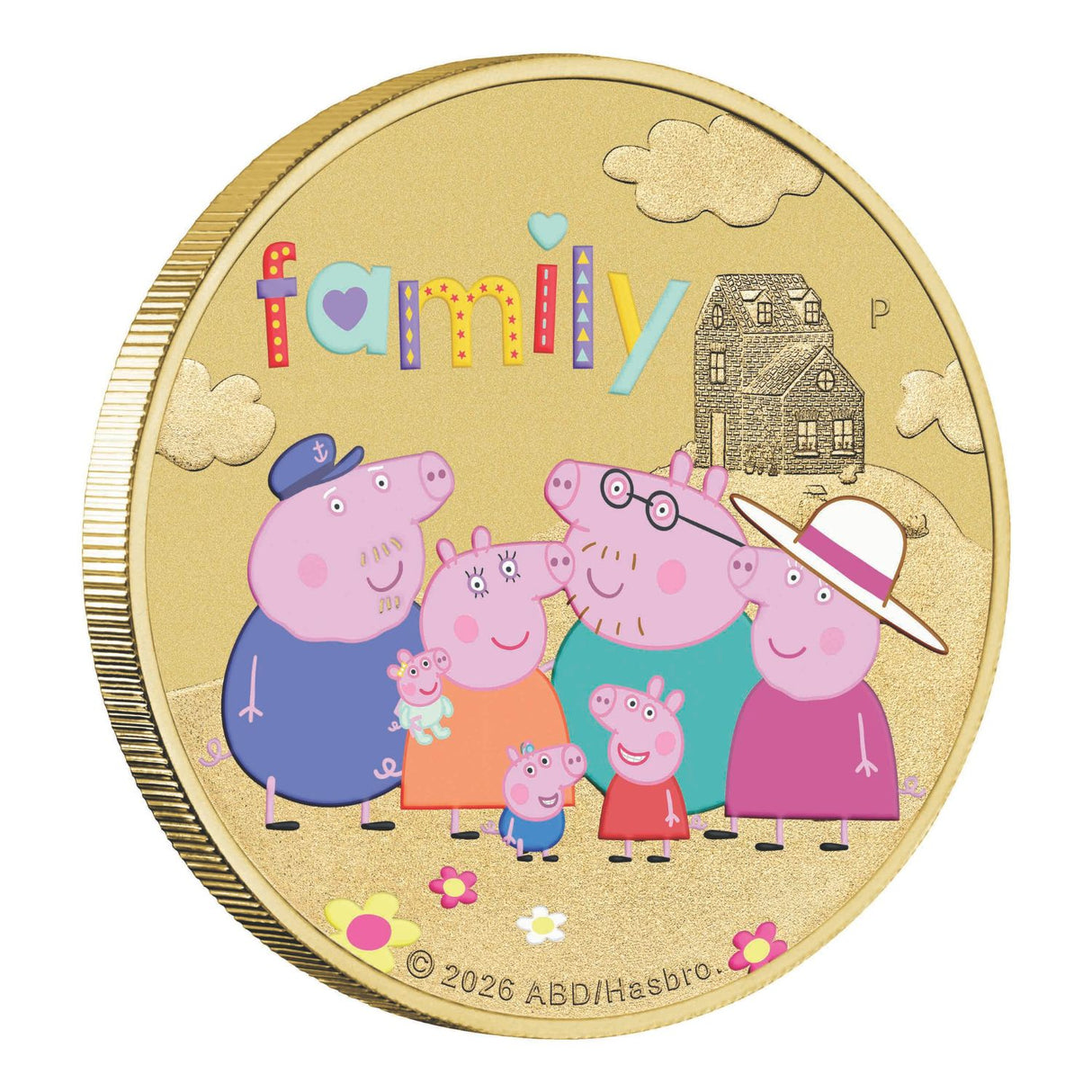 Peppa Pig 2026 $1 Colour Uncirculated 3-Coin Set
