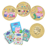 Peppa Pig 2026 $1 Colour Uncirculated 3-Coin Set
